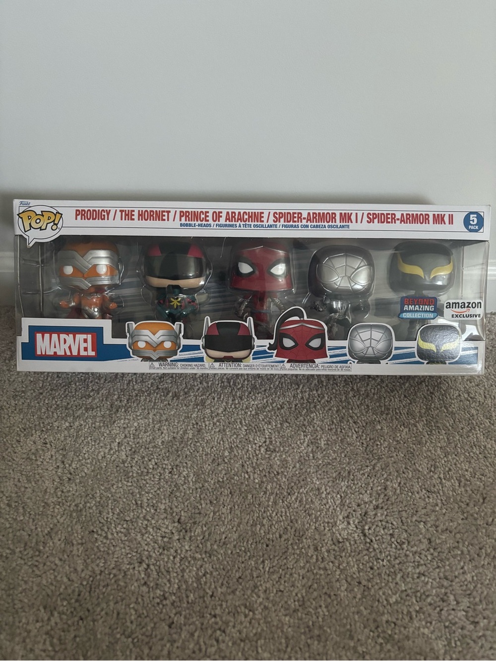 Prodigy,hornet,prince of Arachne,spider armor mk/spider mk ll-5 funko exclusive!